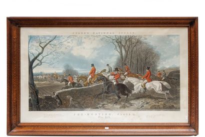 HERRING John Frederick I (1795-1865) "Fox Hunting - Plate 1 (The Meet) & Plate 2...