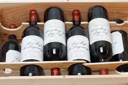 null BORDEAUX (SAINT-JULIEN), rouge, Les Fiefs de Lagrange, second vin 1995, dix...
