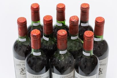 null BORDEAUX (PAUILLAC), rouge, ensemble de quarante-deux bouteilles :

- Château...