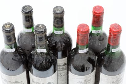 null BORDEAUX (SAINT-ESTÈPHE), rouge, ensemble de dix-sept bouteilles [bas-goulot/bas]...