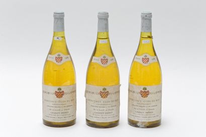 null BOURGOGNE (MERCUREY), blanc, Clos du Roy, Chanzy Frères, premier cru 1986, trois...