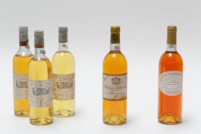 null BORDEAUX, blanc, ensemble de dix bouteilles :

- (PESSAC-LÉOGNAN) Château Carbonnieux,...