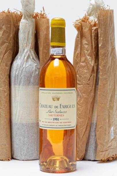 null BORDEAUX (SAUTERNES), blanc liquoreux, Château de Fargues (Lur-Saluces) 1981,...