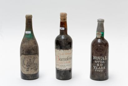 null PORTUGAL (PORTO), rouge, deux bouteilles :

- Garrafeira, reserva 1916, une...