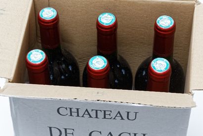 null BORDEAUX (HAUT-MÉDOC), rouge, Château de Cach, Tradition 2010, dix bouteilles...