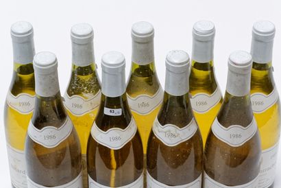 null BOURGOGNE (BÂTARD-MONTRACHET), blanc, Domaine Bachelet-Ramonet 1986, neuf bouteilles...