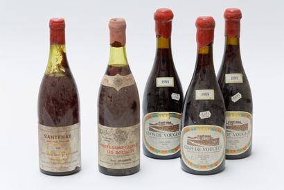 null BOURGOGNE, rouge, ensemble de onze bouteilles :

- (ROMANÉE-SAINT-VIVANT), Coron...