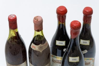 null BOURGOGNE, rouge, ensemble de onze bouteilles :

- (ROMANÉE-SAINT-VIVANT), Coron...