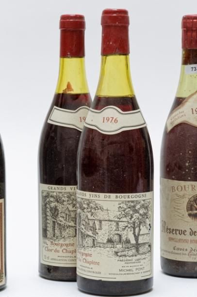 null BOURGOGNE, rouge, ensemble de onze bouteilles :

- (ROMANÉE-SAINT-VIVANT), Coron...