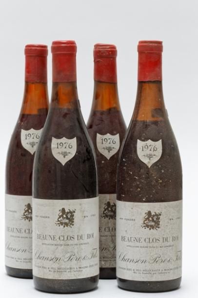 null BOURGOGNE, rouge, ensemble de onze bouteilles :

- (BEAUNE), Clos du Roi, Chanson...