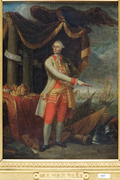 null VAN BRÉE Mathieu Ignace (1773-1839) [attribué à], "L'Empereur Joseph II", fin...