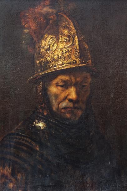 null REMBRANDT, Rembrandt Harmensz. VAN RIJN dit (1606-1669) [d'après], "L'Homme...