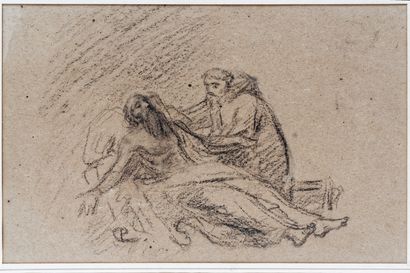 null PUVIS DE CHAVANNES Pierre (1824-1898) [d'après], "Esquisse", XIXe, crayon sur...