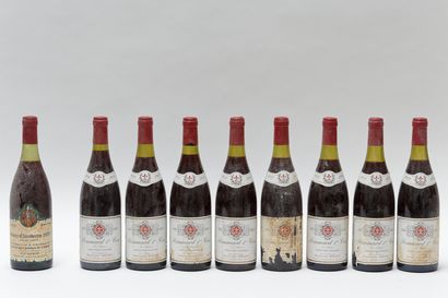 null BOURGOGNE (POMMARD), rouge, Daniel-Lucien Meilhac, premier cru 1982, huit bouteilles...