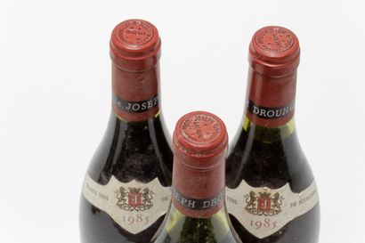 null BOURGOGNE, rouge, ensemble de six bouteilles :

- (CHASSAGNE-MONTRACHET), Albert...