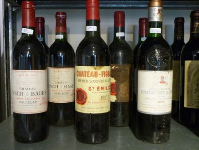 null BORDEAUX, rouge, trente-et-une bouteilles:

- (SAINT-EMILION), Château Chapelle-Lescours...