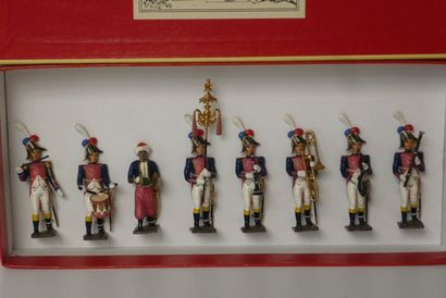 null Figurines en plomb CBG (8) : musique des grenadiers de la Garde (1812) dans...