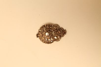 null Broche ancienne pouvant former pendentif sertie de diamants, monture en or,...