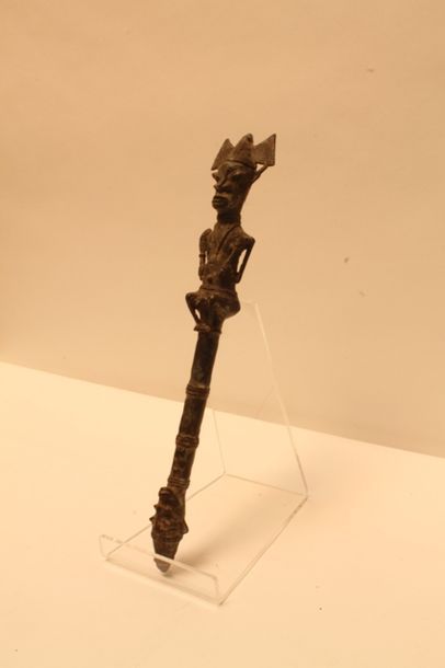 null Sceptre Obgoni, Yoruba Nigeria, h. 42,5 cm.