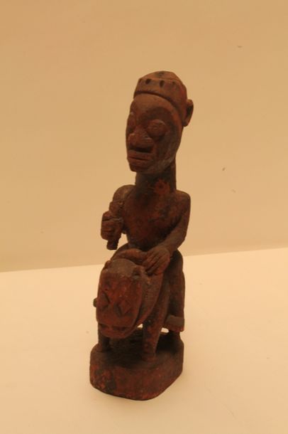 null Cavalier Fon, Benin, h. 29 cm.