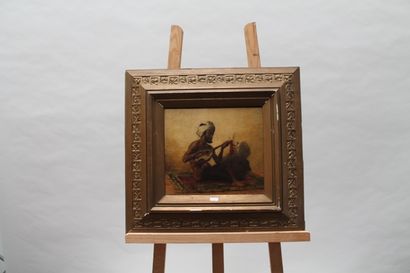 LYBAERT Franz "Mélodie orientale", 1881, huile sur toile, signée et datée en bas...
