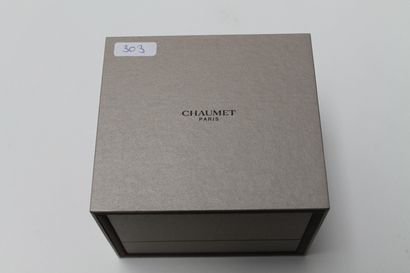Chaumet - Paris Montre d'homme dans son coffret d'origine, cadran en or 18k, bracelet...