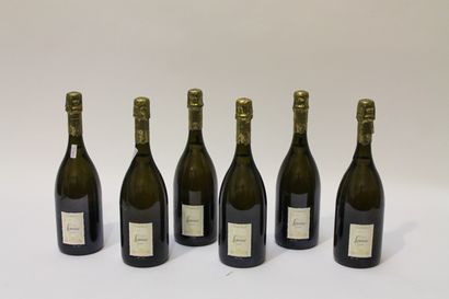 CHAMPAGNE Pommery cuvée Louise, brut 1998, six bouteilles.