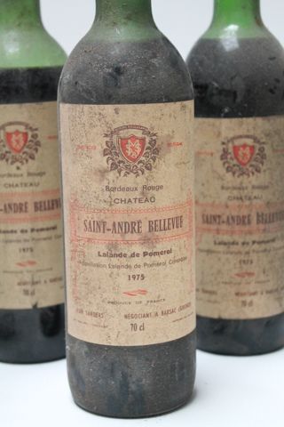 BORDEAUX (LALANDE-DE-POMEROL) Rouge, Chateau Saint-André Bellevue, 1975, Jean Sanders...