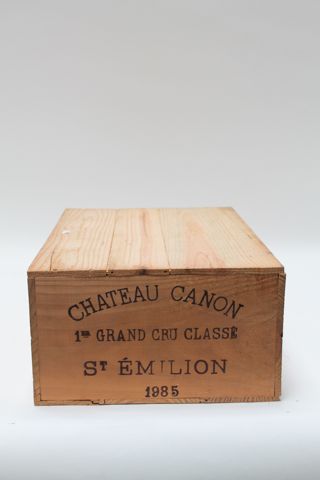 BORDEAUX (SAINT-ÉMILION) Rouge, Château Canon premier grand cru classé 1985, douze...