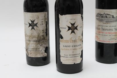 null Lot de quatre bouteilles de vin rouge:

- BOURGOGNE (GEVREY-CHAMBERTIN), Thomas...