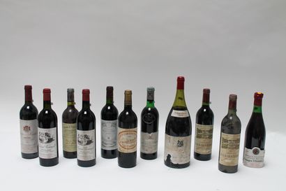 null VARIA, vin rouge, onze bouteilles:

- SUD-OUEST (MADIRAN), Chateau Montus, cuvée...