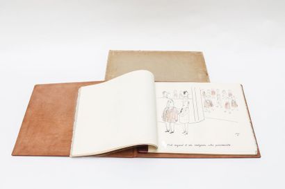 ALIDOR, JAMIN Paul dit (1911-1995) Vingt-cinq dessins humoristiques (certains rehaussés...