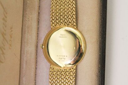 CHOPARD - Genève Montre-bracelet de dame Happy Diamonds en or jaune 18k, lunette...