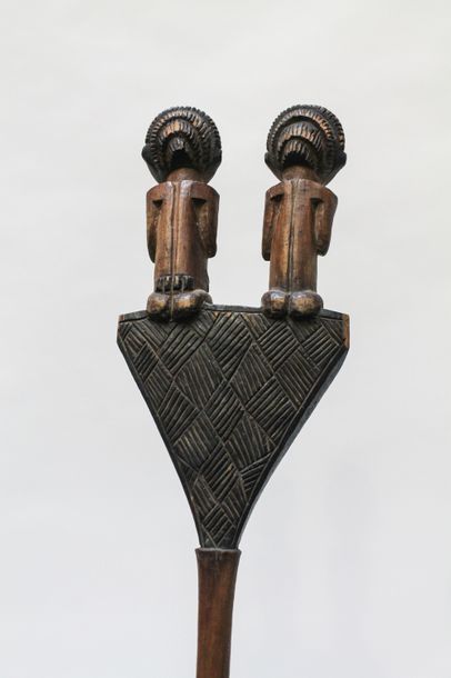 ART TRIBAL Canne Luba, Congo, h. 99 cm.