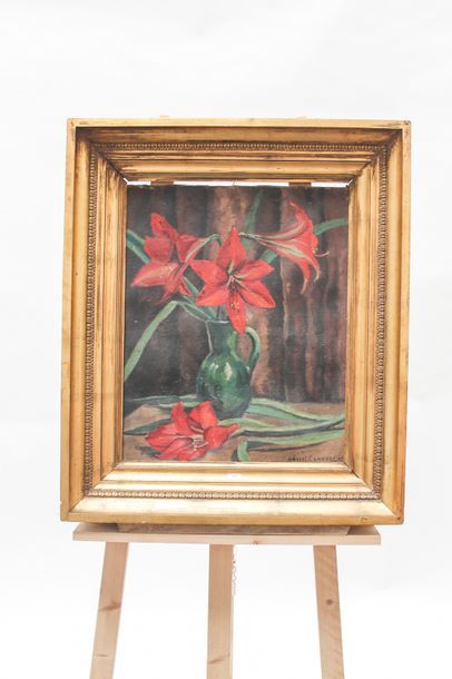 CANNEEL Marcel (1894-1953) "Bouquet", 1945, huile sur toile, signée et datée en bas...