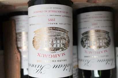 BORDEAUX (MARGAUX) Rouge, Château Kirwan, troisième grand cru classé 1995, huit bouteilles...