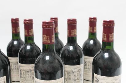 BORDEAUX (SAINT-ESTÈPHE) Rouge, Château de Marbuzet 1988, quinze bouteilles [bas-goulot,...