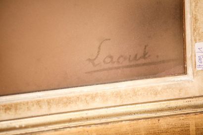LAOUT Adolphe "Bouquet", début XXe, pastel sur papier, signé en bas à droite, 60,5x51,5...