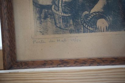 null PAULUS Pierre (1881-1959), "Jeunesse", début XXe, eau-forte, signée en bas à...