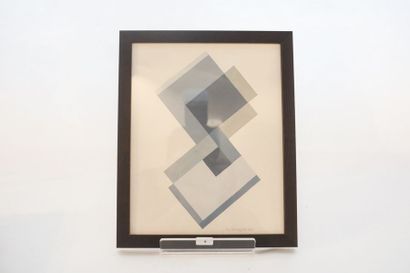 BAUGNIET Marcel Louis (1896-1995) "Composition abstraite", 1929, gouache sur papier,...