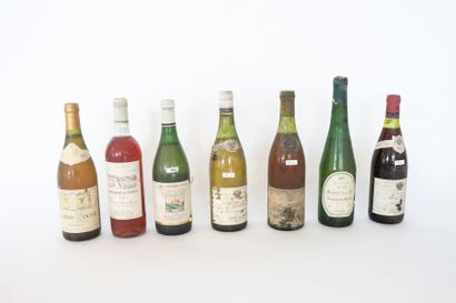 null VARIA, sept bouteilles :

- BOURGOGNE (ALOXE-CORTON), rouge, Grafé-Lecocq &...