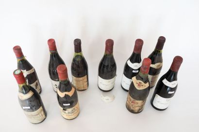 BOURGOGNE Rouge, neuf bouteilles :

- (SAVIGNY-LÈS-BEAUNE), Les Serpentières - Domaine...