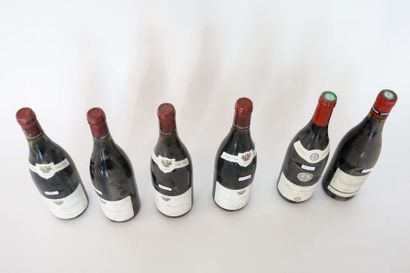BOURGOGNE (VOSNE-ROMANÉE) Rouge, six bouteilles :

- Louis Chavy 2003, une bouteille...