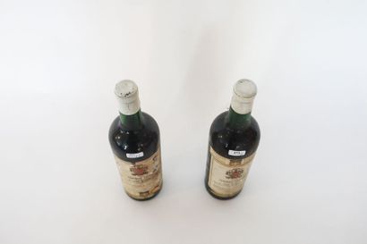 BORDEAUX (PREMIÈRES-CÔTES-DE-) Rouge, Château Latour - Camblanes 1955, deux bouteilles...