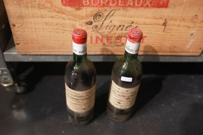 BORDEAUX (Saint-Julien - Médoc) Rouge, Château Bontemps-Dubarry, 1970, onze bouteilles...