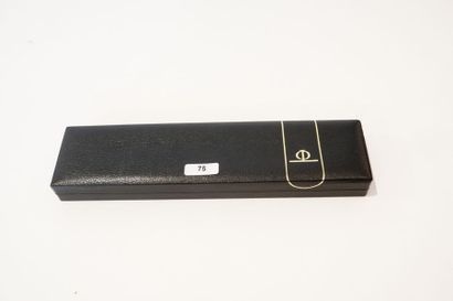 Baume & Mercier - Genève Montre-bracelet d'homme en or blanc 18k, bracelet croco,...