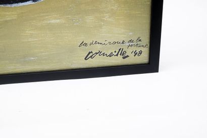 CORNEILLE, VAN BEVERLOO Guillaume Cornelis dit (1922-2010) "La Demi-roue de la fortune"...
