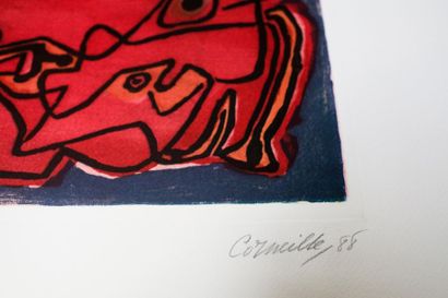 CORNEILLE, VAN BEVERLOO Guillaume Cornelis dit (1922-2010) "1948", [19]88, lithographie,...