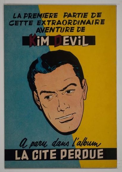 Kim Devil - Le peuple en dehors du temps Édition originale belge de 1955. Plats superbes...
