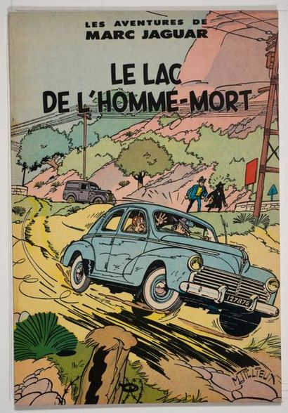 Le Lac de l'homme mort Édition originale de 1957, Marc Jaguar par Maurice Tillieux....